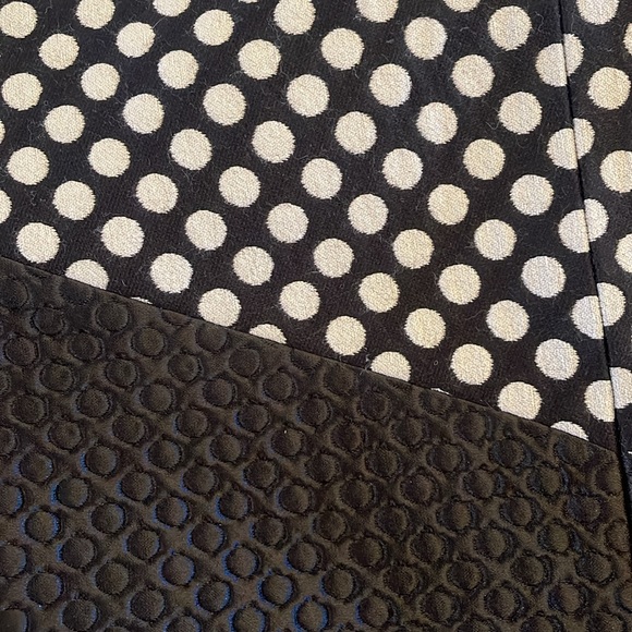 Emanuel Ungaro Paris Formal Dress Gown size 8/10/12 46 Black polka dot sleeve - Picture 4 of 13